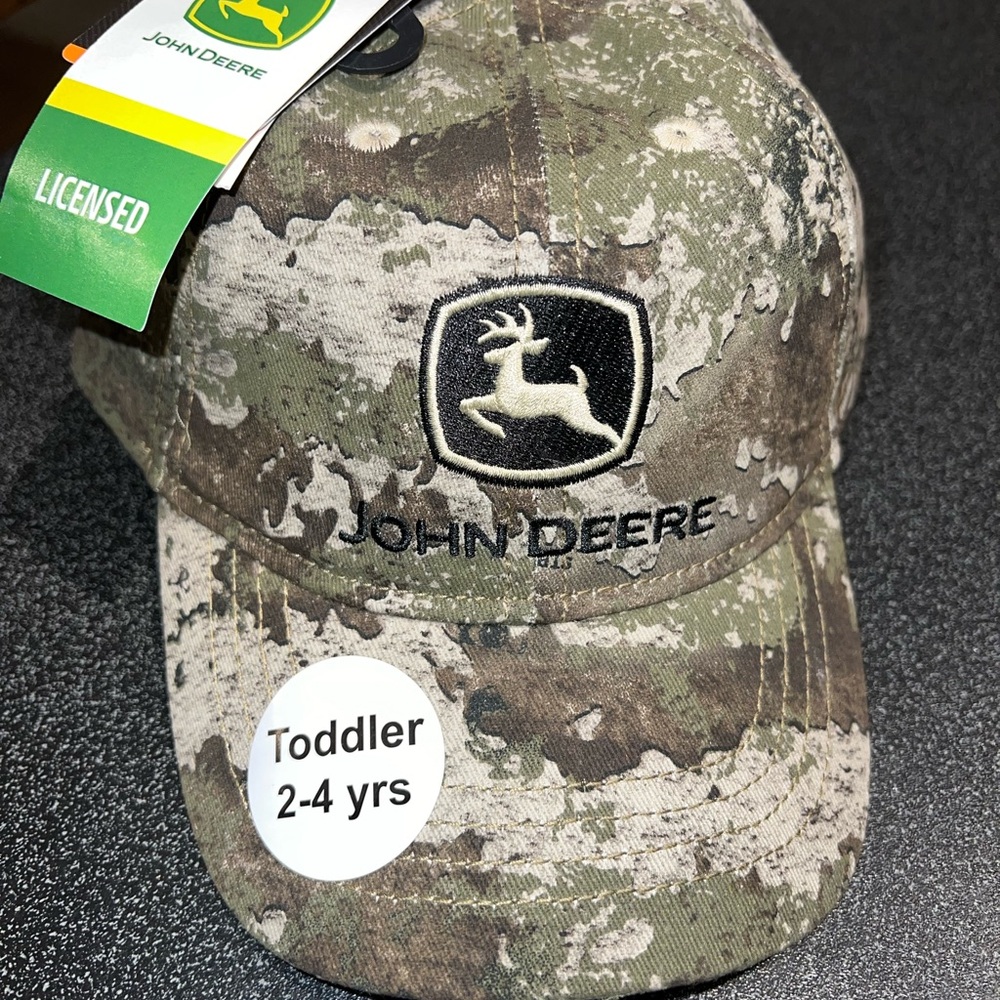John Deere Camouflage Toddler Cap